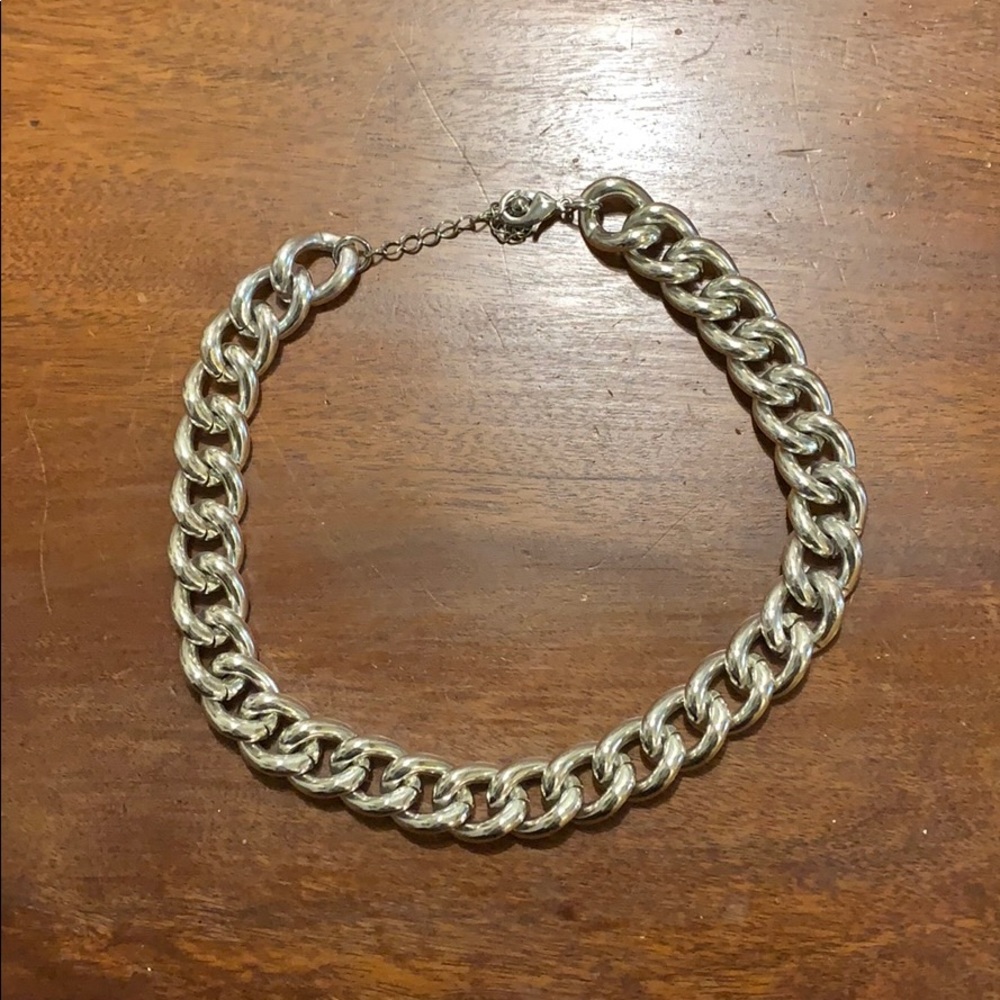 Chunky Silver Chain Necklace
